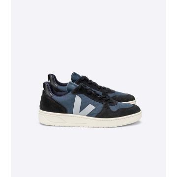 Veja V-10 RIPSTOP Tornacipő Női Blue/Black | HU 661WNB